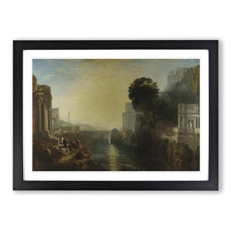 J.M.W. Turner - Single Picture Frame Painting, Black