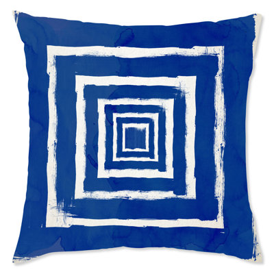 Geometric Square Pillow Cover & Insert