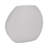 Round Textured Glass Vases with Modern Design and Sculpted Surface Detailing, Decorative Accent Glass Vessels for Contemporary Settings, Set of 2