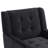 26.77" Mid-Century Modern Accent Chair, Linen & Suede Upholstery Comfy Armchair With Tufted Back, High-Density Foam Cushion And Black Solid Wood Legs-198729074
