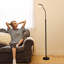 Devyne 173Cm Black Reading Floor Lamp