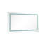 Miroir mural polyvalent pour salle de bain avec éclairage multiple et fonctionnalité antibuée