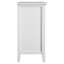 Élégant meuble télé blanc avec rangement spacieux et placages en bois véritable durable pour les salons modernes