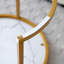 Tables basses gigognes avec plateau et cadre en marbre-655588112