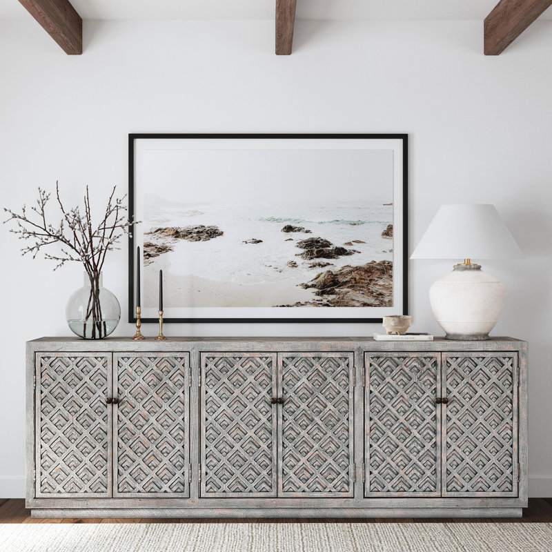 103'' Wide Reclaimed Pine Solid Wood Sideboard