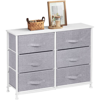 Flickinger Iron 203.2cm W 6 - Drawer Chest of Drawers
