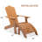 TALE Adirondack Chair Backyard Outdoor Furniture Painted Seating With Cup Holder All-Weather And Fade-Resistant Plastic Wood For Lawn Patio Deck Garden Porch Lawn Furniture Chairs Brown Ban On Amazon