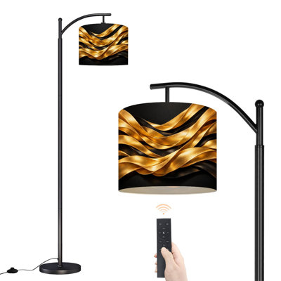Lampe sur pied Arc Golden Waves