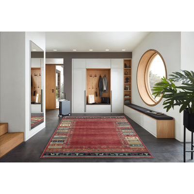 Geometric Viscose Area Rug