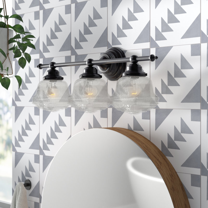 Gracious Adwitiya Rectangle Acrylic LED Flush Mount, Oil Rubbed Bronze, 3 lights, 10" H X 24" W X 7" D