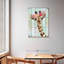 Girafe, couronne florale sur toile 3 pièces par Daisy A-93026182
