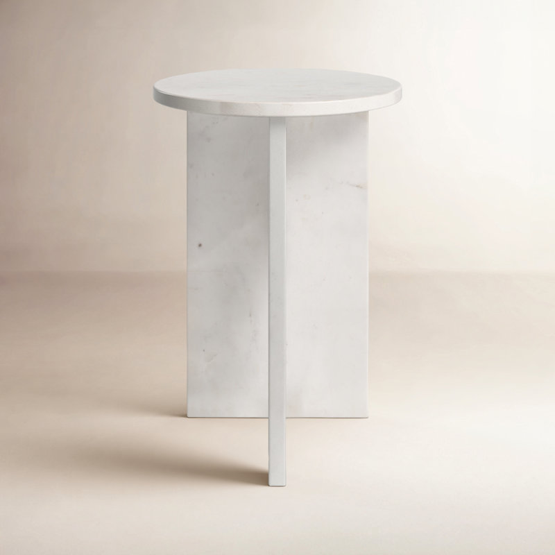 GRACE ACCENT TABLE GREEN, White