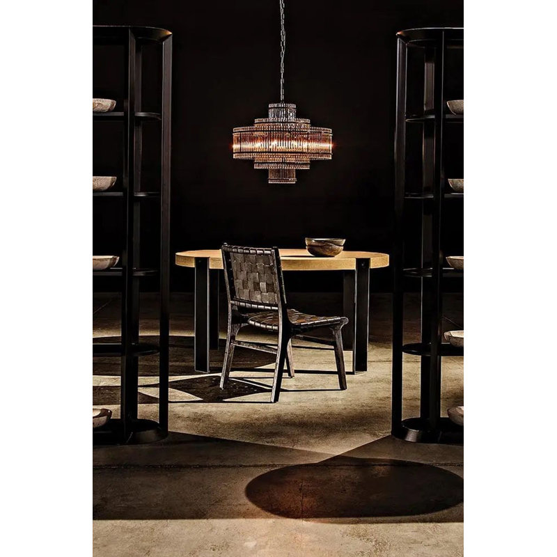 Lustre en cristal à 8 lumières Rowan