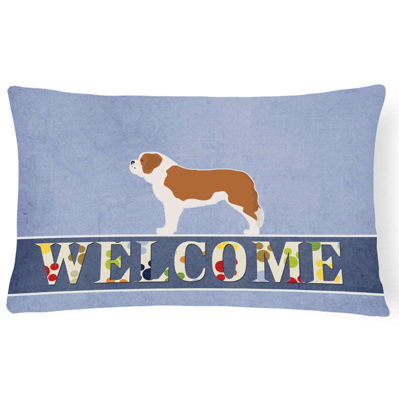  Coussin Saint Bernard Welcome