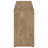 Pamplona Mango Brown 3-Door Engineered Wood Accent Cabinet-612220368