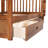 Bunk Bed In Walnut With Storage Options & Handrail - Oriented Design Two Drawers Space Efficient Bedroom Solution-774175342