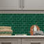 14cm W x 28cm L Aluminum Peel and Stick Subway Tile-1881481436