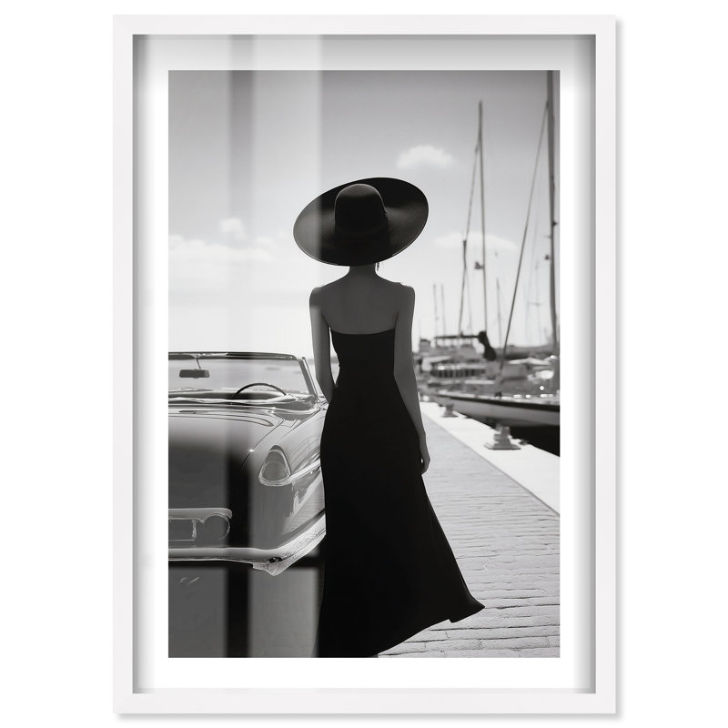 «Monkey Muse Shadowbox Print» par Notoriart, H 31 po x l 21 po, Blanc