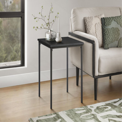 Table d'appoint, H 22 po, table d'appoint, bout, petite table de chevet, carré, chambre à coucher, salon, contemporain, moderne