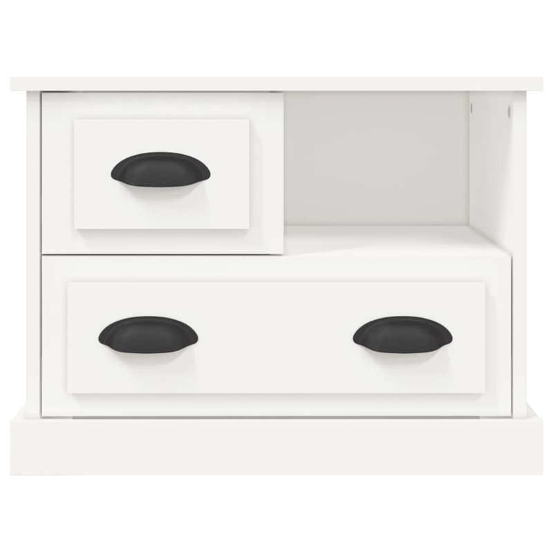 Ehrentraud 60 cm W Bedside Table, White