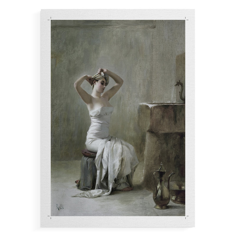 Impression de portrait rétro Lxxviii - reproduction de toile seulement - non encadrée, H 60 po x l 40 po