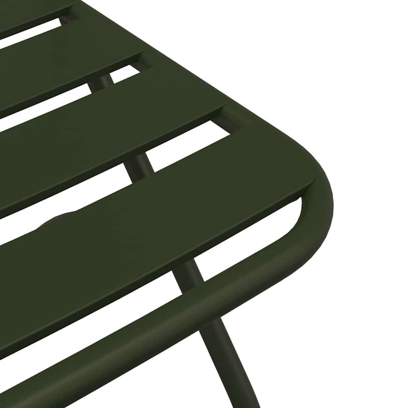 Patio Dining Side Chair, Dark Green
