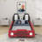 Twin Race Car-Shaped Platform Bed With Wheels-230678026