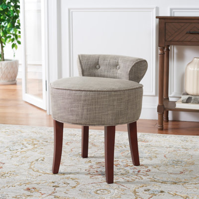 Tabouret de coiffeuse en bois massif