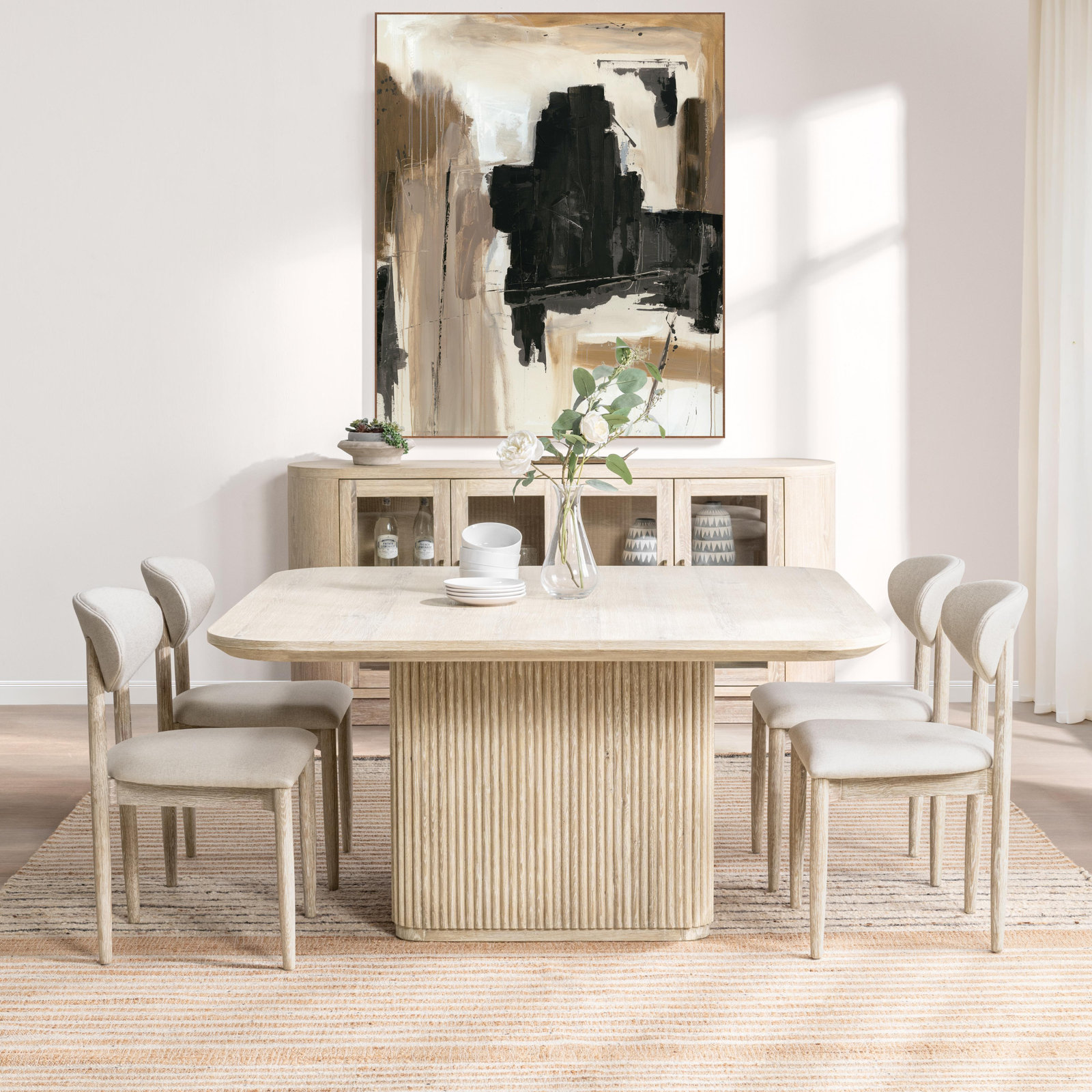 Vander 60" Dining Table, Natural