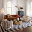 Serpentine Swivel Barrel Chair