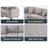Flexible Combination Module Reversible Sectional Sofa-1654162735