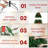 6' Lighted Artificial Christmas Tree with Lights, Eight Light Sequences-1677961557