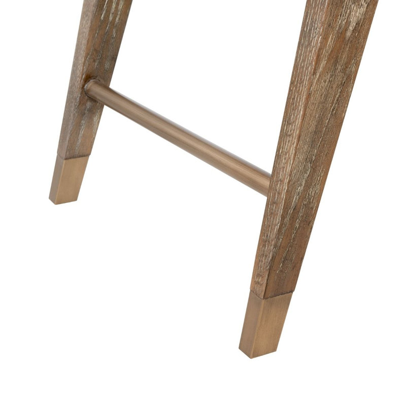 Delon Accent Stool, Driftwood