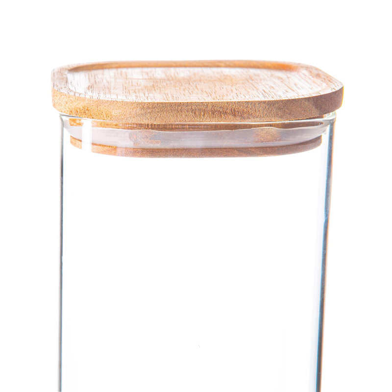 Glass Jar, 25cm H x 10cm W x 10cm D
