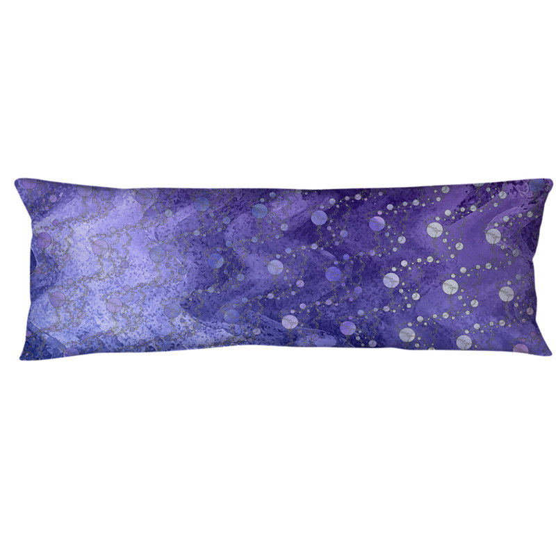 Polyester Pillow, Blue/Purple