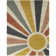 Deovian Sunshine Rainbow Shag Rug