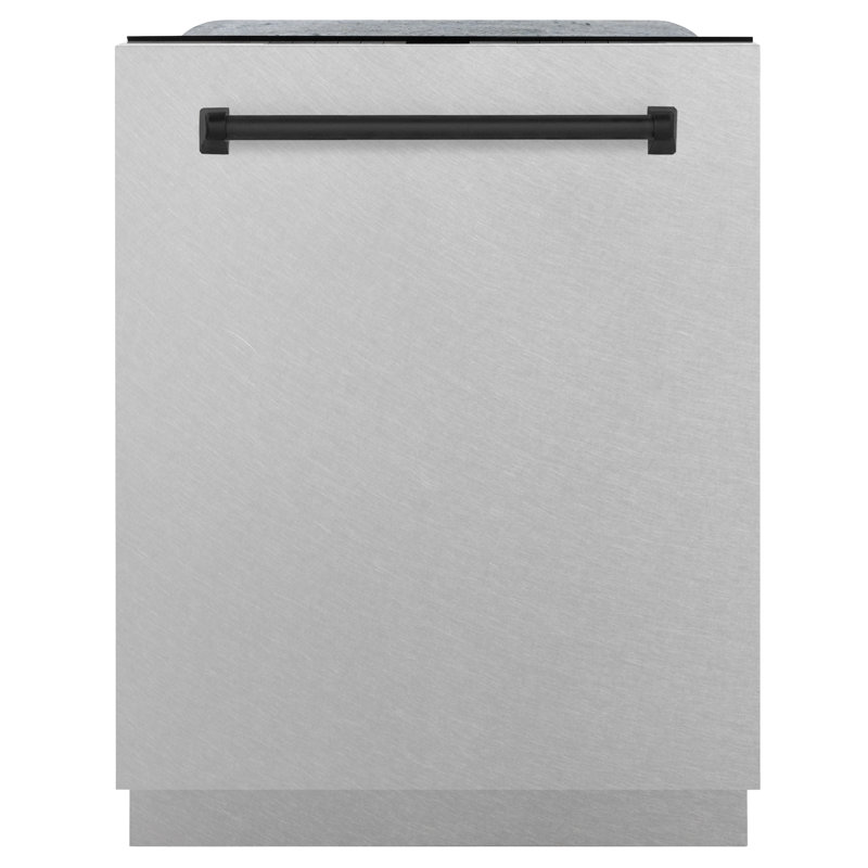ZLINE Autograph Edition 24" Touch Control Tall Tub Dishwasher in Fingerprint Resistant Stainless Steel, Black