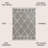 Cantera Shag Plush Tassel Moroccan Geometric Trellis Gray/Ivory Rug-842372488