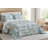 5-Piece Oversized Jacquard Matelasse Leaf Damask Bedspread Set-116262351-116262346