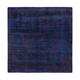 Overdyed One-of-a-Kind 5' 10" X 6' 2" Hand Knotted Area Rug