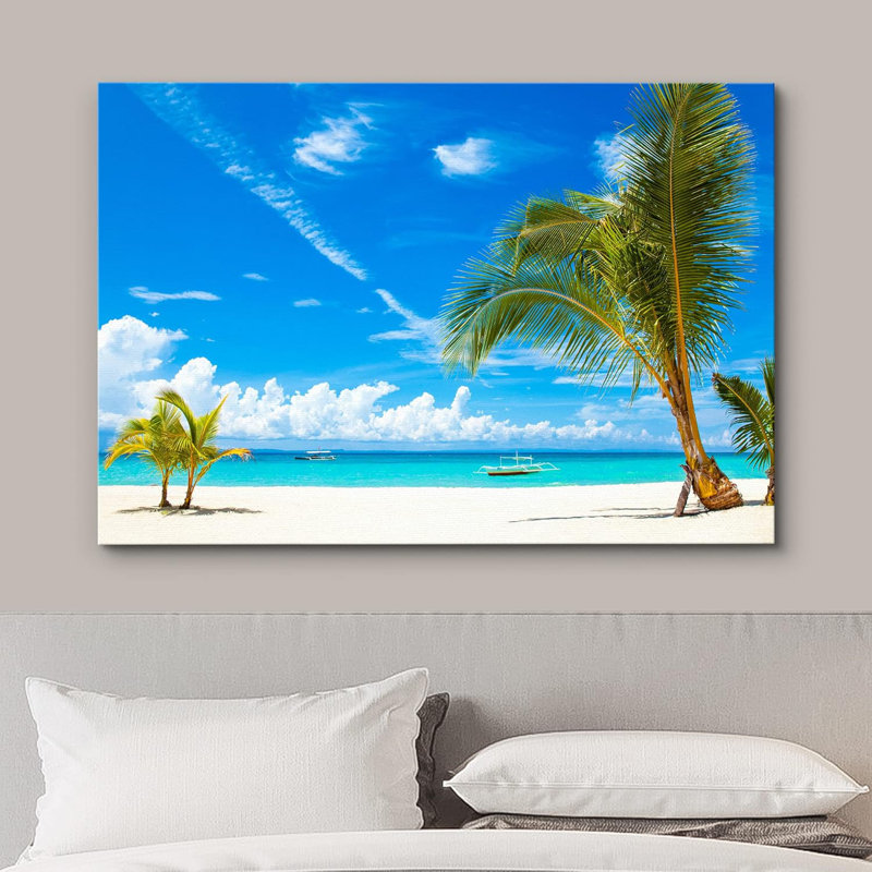 Photographie de paysage côtier, Toile tendue, H 12 po x l 18 po