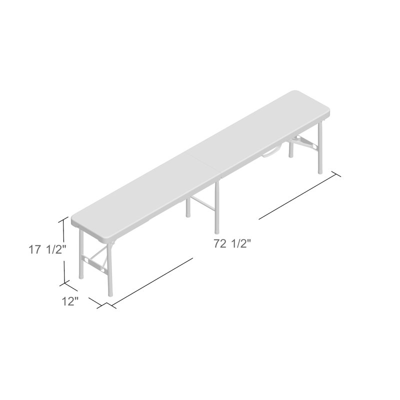 Banc en métal