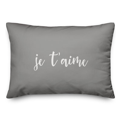  Je T'aime Throw Pillow