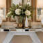 Miroir d'entrée hexagonal en cristal Sparkling