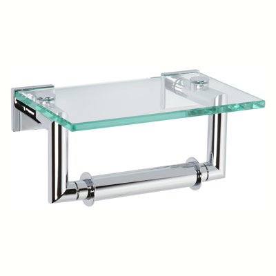 Dyad Double Post Toilet Paper Holder with Cover