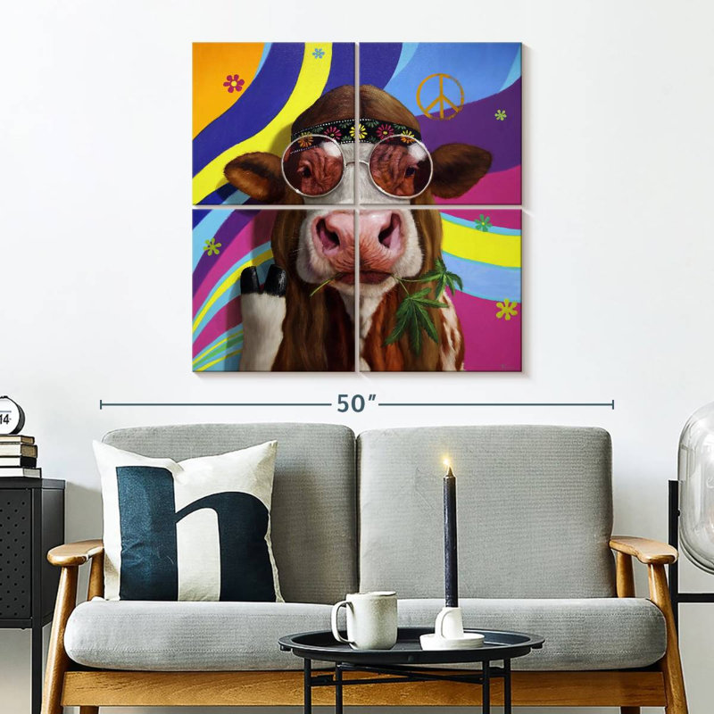 Ketti Grass Fed, 32" H x 32" W