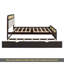 Grand lit plateforme en bois avec lit gigogne et 2 tiroirs-801339250
