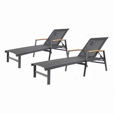 Outdoor Chaise Lounge Chair