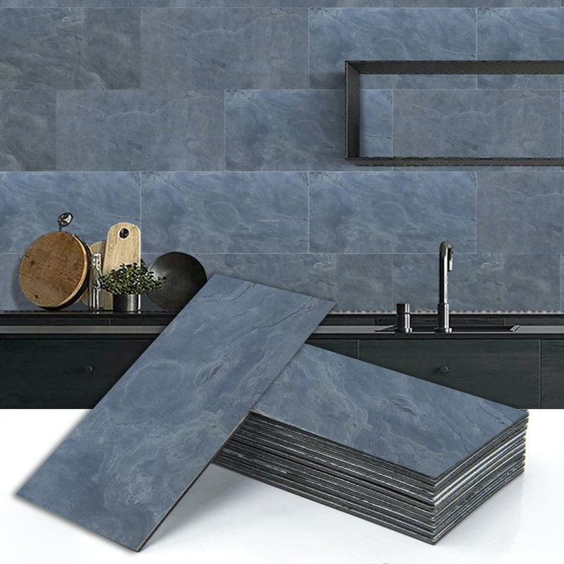 Panneau mural gris en pierre 23,6 po Falkirk Johnstone (paquet de 10)