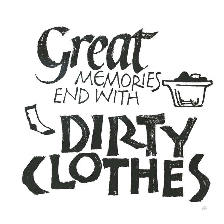 Laundry Room I by Chris Paschke - Wrapped Canvas Typography